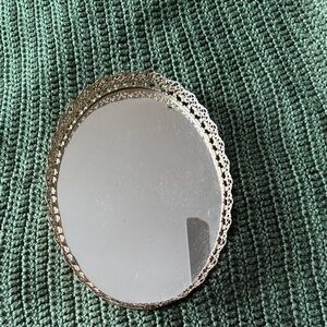 Elegant Silver Vanity Mirror